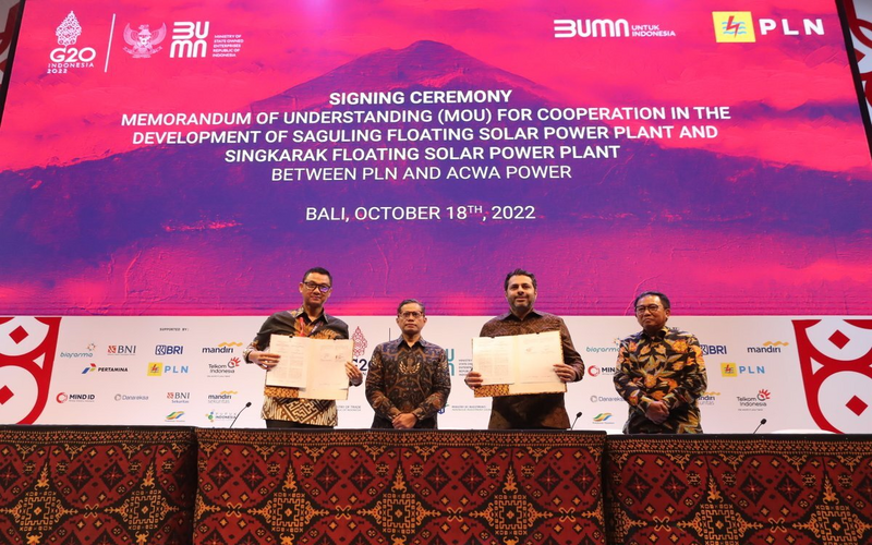 ACWA Power Signs Agreement For 110MW Floating Solar PV Projects In ...